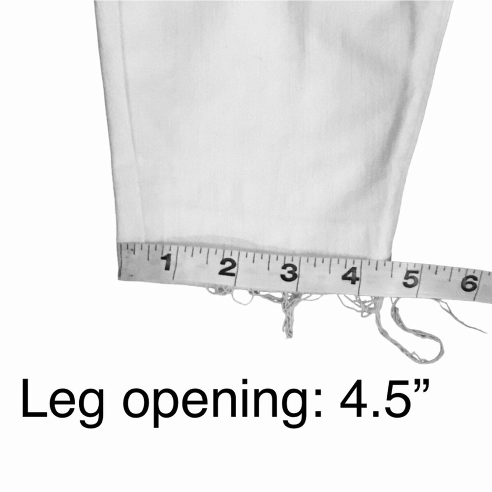 SPANX White High Rise Pull-On Skinny Legging Jeans Shape Stretch Denim Size- L - Picture 12 of 16